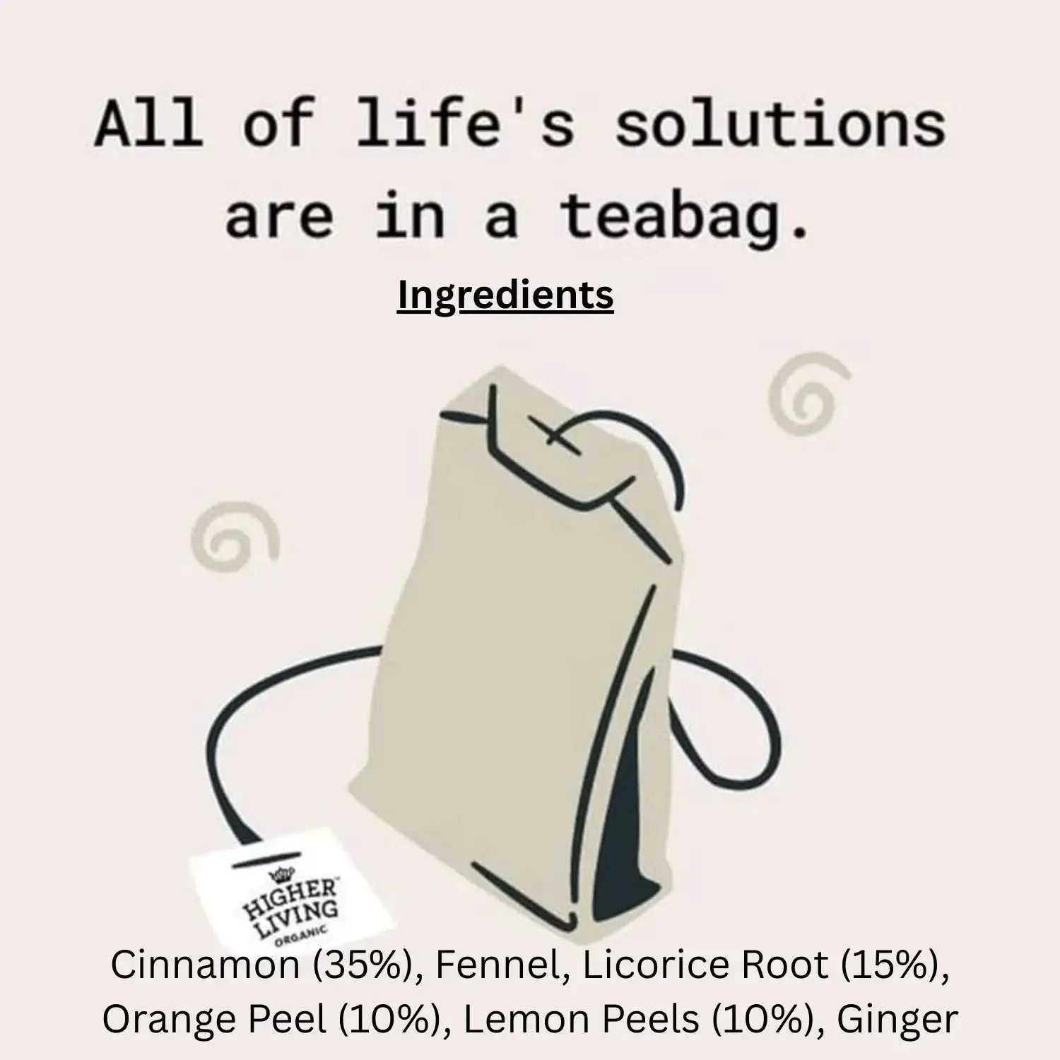 Higher Living Organic Tea - English Earl Grey 50g (20 Teabags)