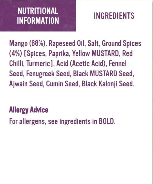 Pataks - Medium Mango Pickle - 283g