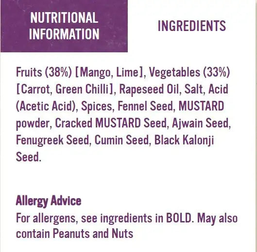 Pataks Hot Mixed Pickle 283g Jar