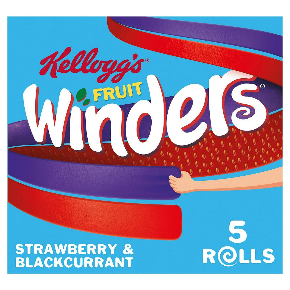 Kellogg's Fruit Winders Doubles Strawberry & Blackcurrant (5x17g)