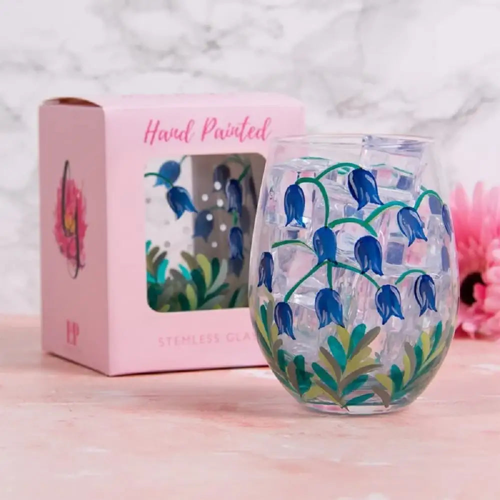 Lesser & Pavey Bluebells Stemless Glass