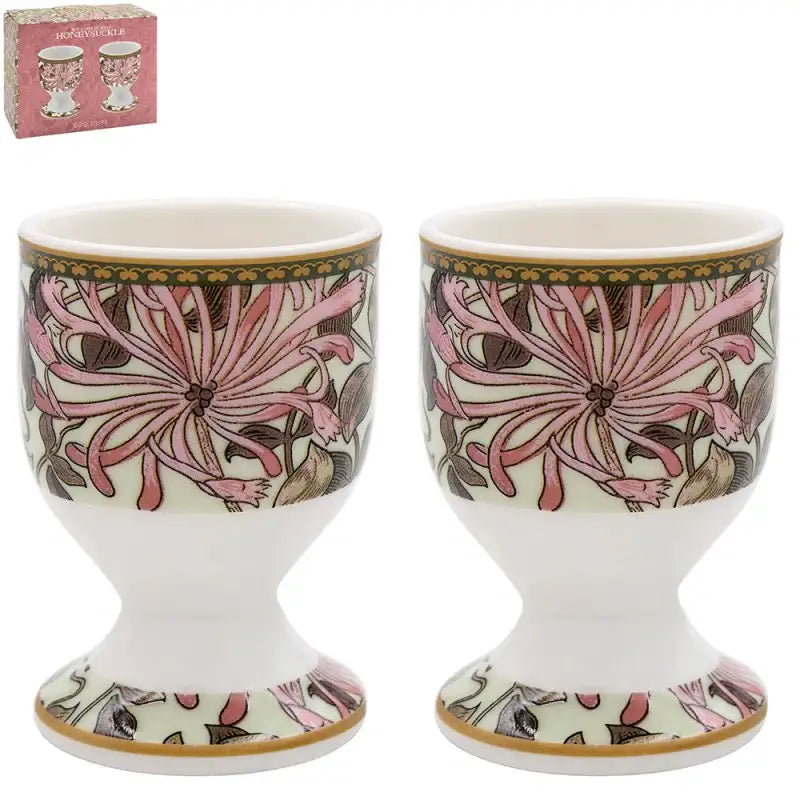 Lesser & Pavey Honeysuckle Egg Cups set of 2