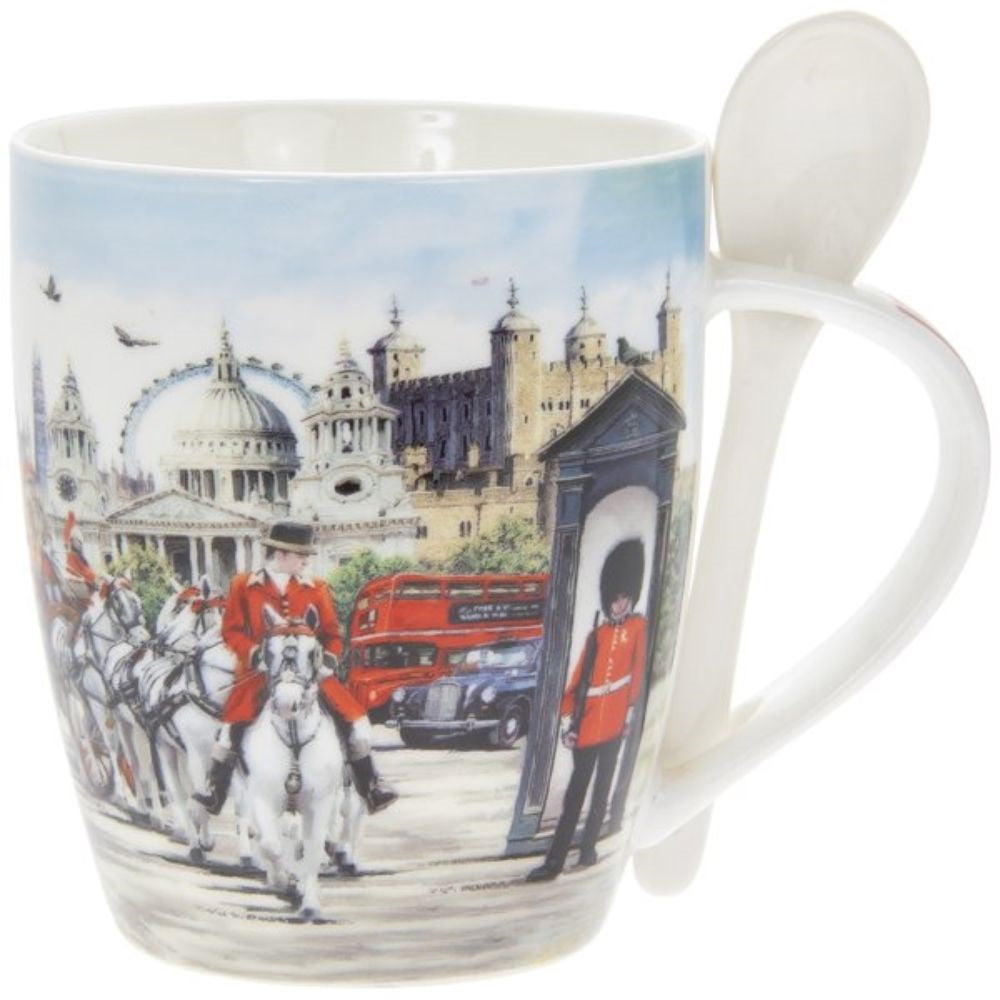 Lesser & Pavey London Collage Mug & Spoon