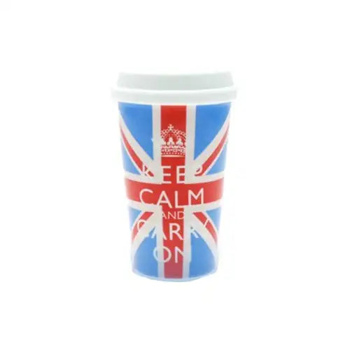 Lesser & Pavey Keep Calm Union Jack Travel Mug