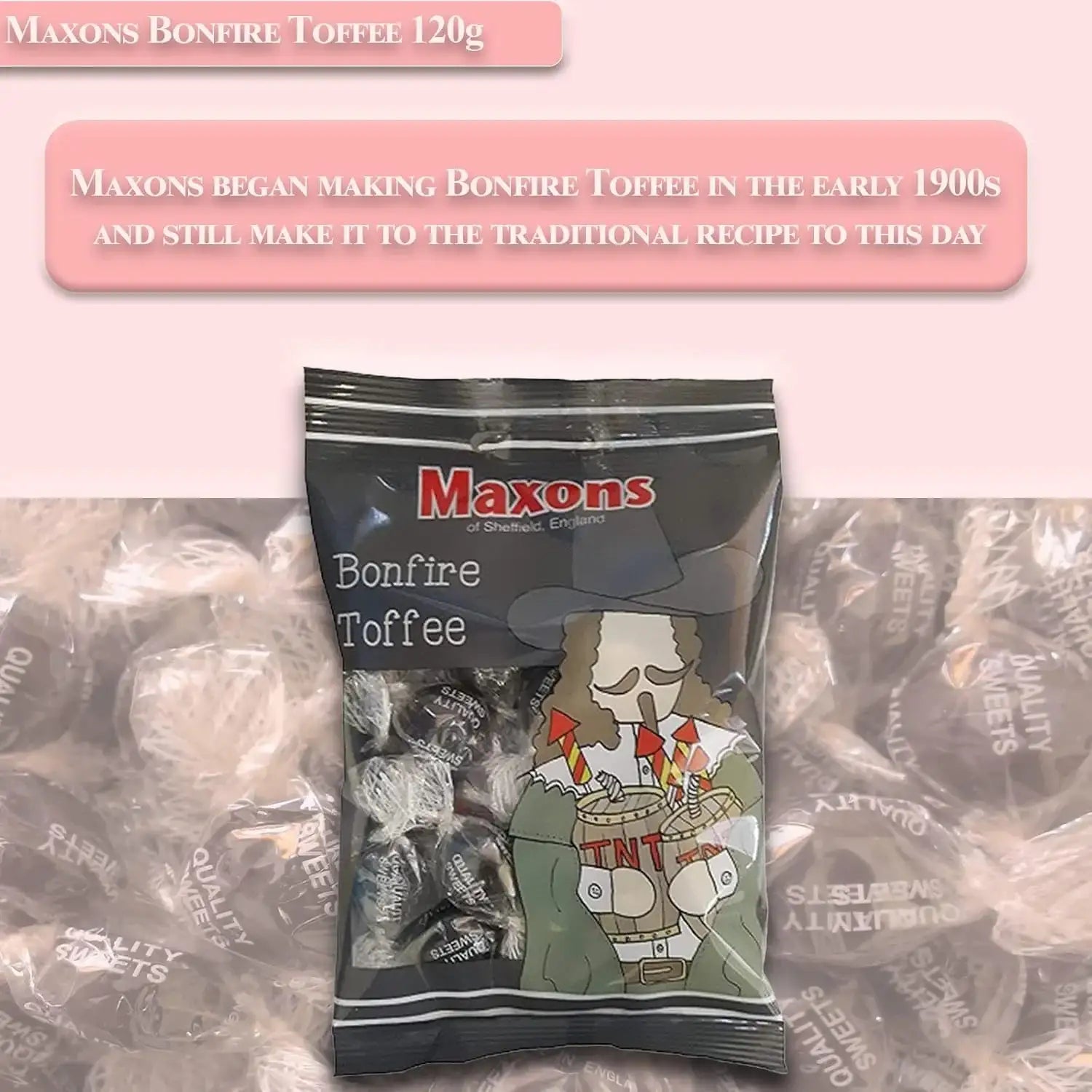 Maxons Bonfire Toffee Bags 120g