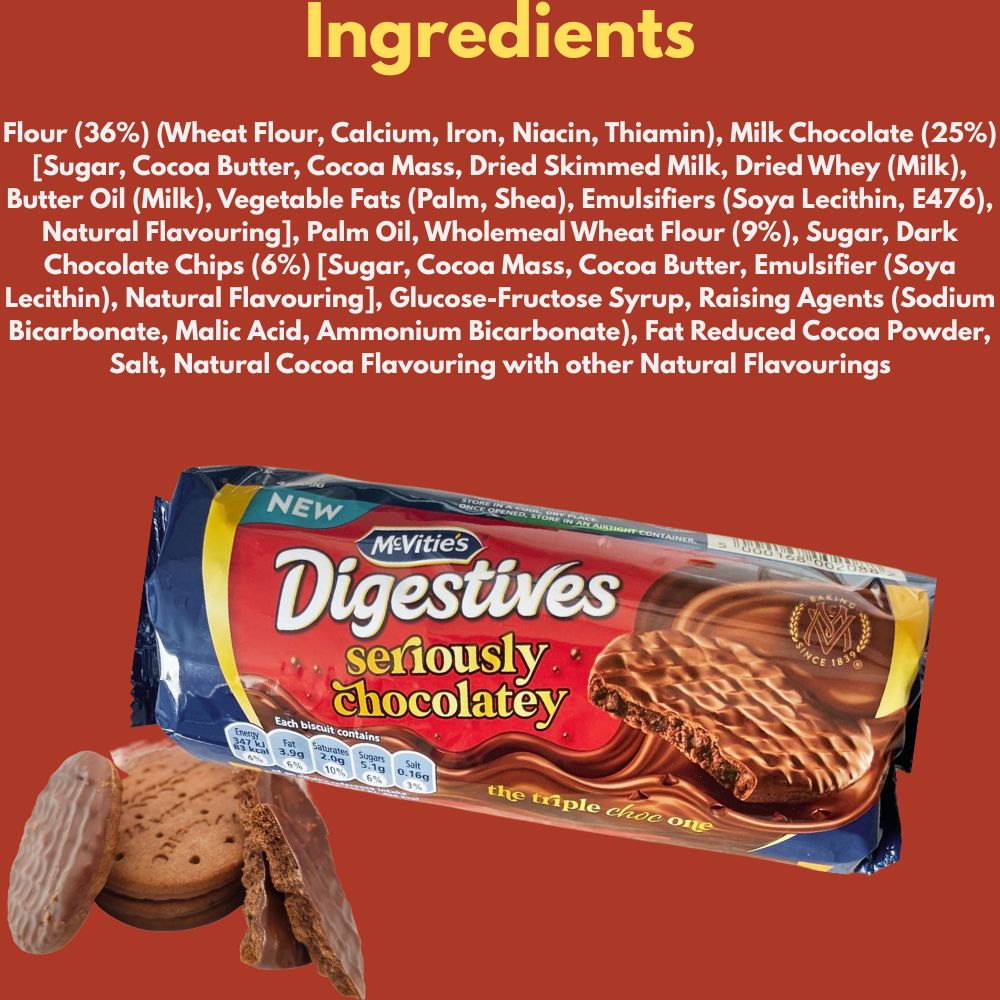 McVitie's Seriously Chocolate Digestives 250g