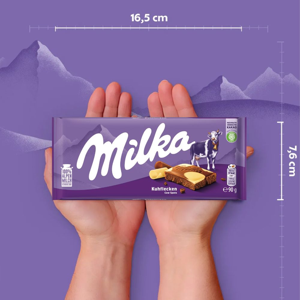 Milka Cow Spots Chocolate 90g