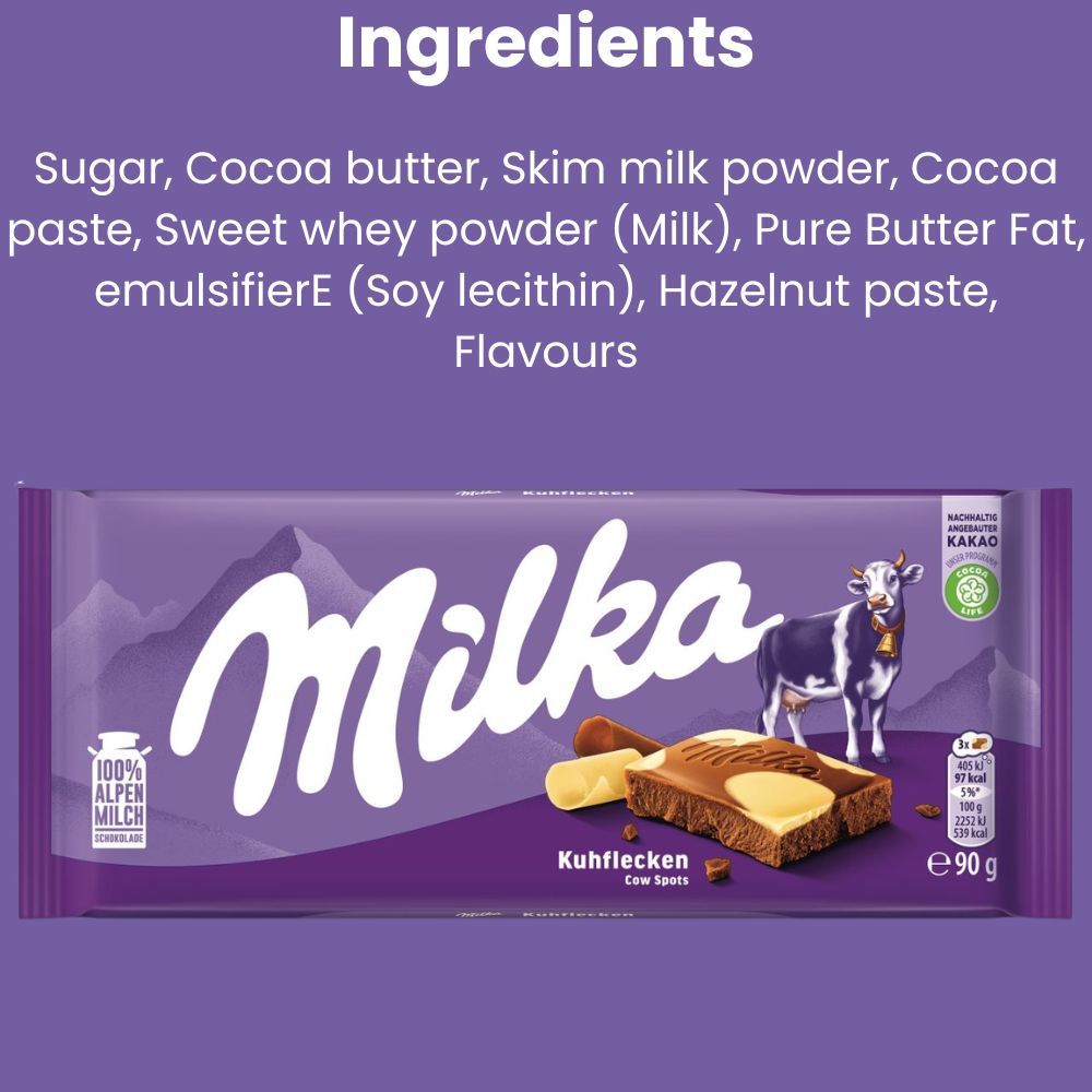 Milka Cow Spots Chocolate 90g