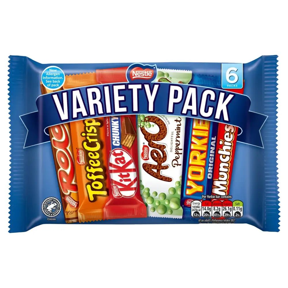 Nestle Variety Pack Chocolate Bar Multipack 264g