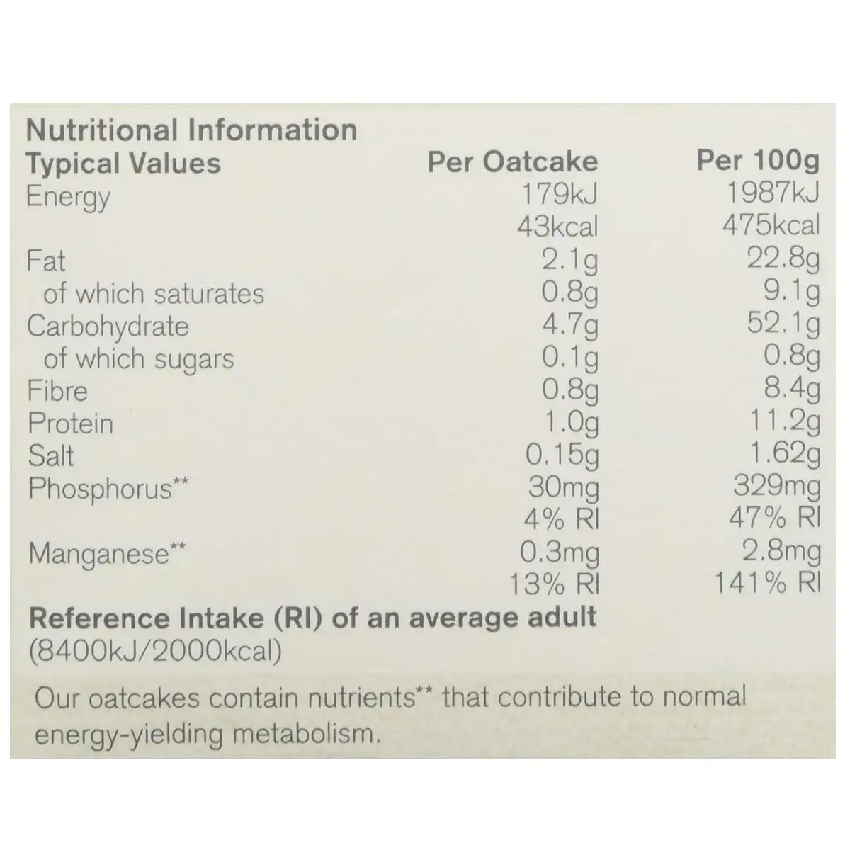 Nairns Gluten Free Oat Cakes 213g