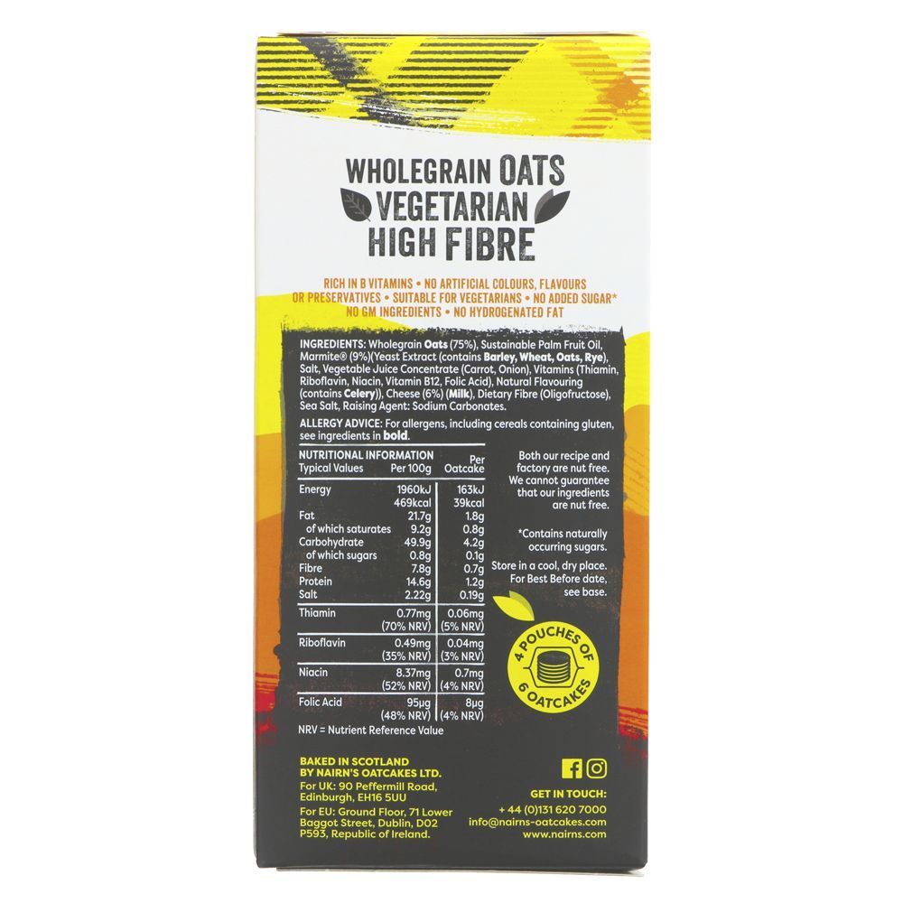 Nairns Marmite & Cheese Oatcake 200g