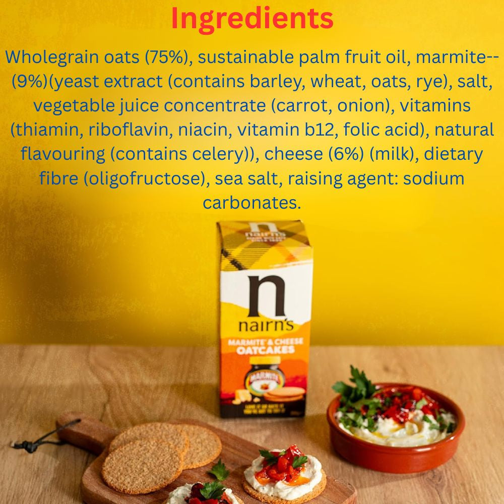 Nairns Marmite & Cheese Oatcake 200g