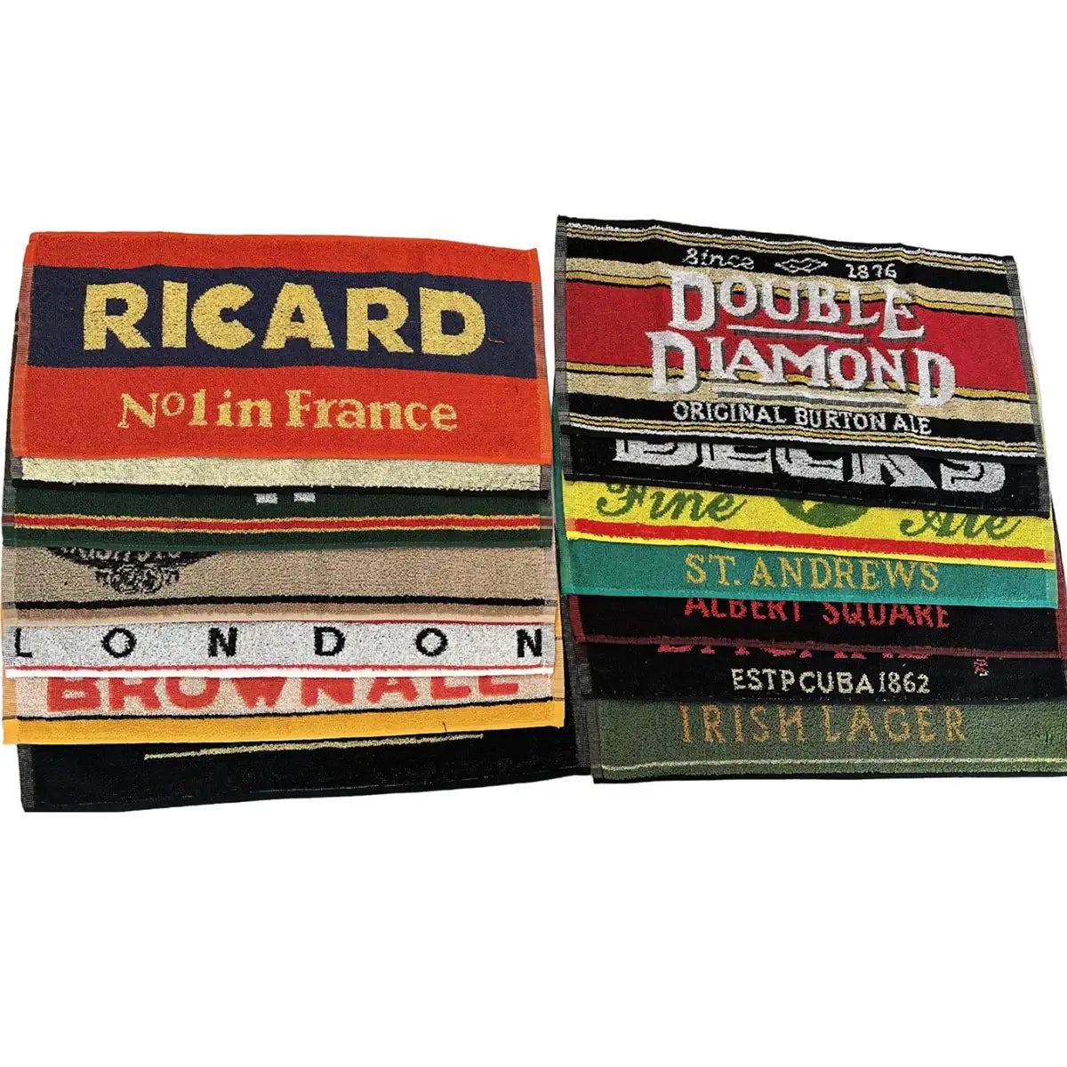 Pub Paraphernalia Set of 24 Assorted Bar Towels