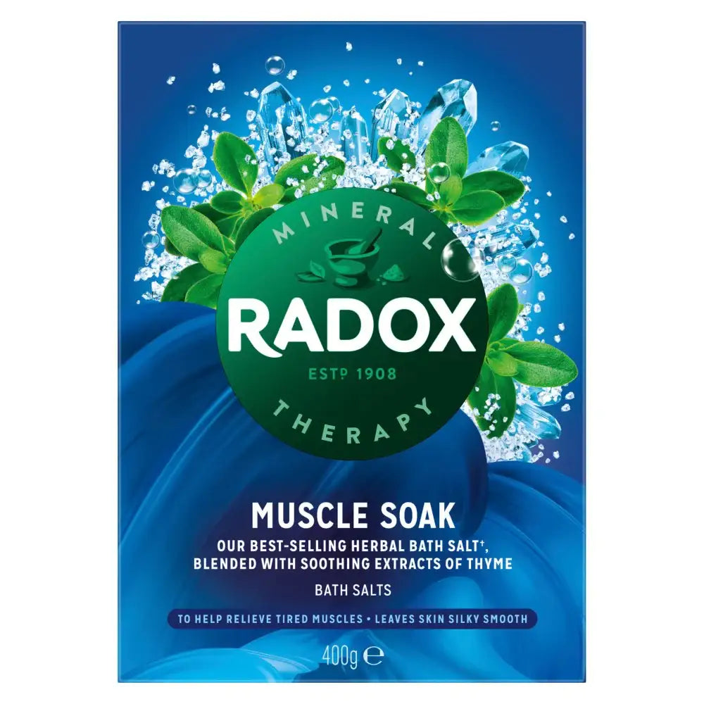 Radox Muscle Soak Bath Therapy - The Original Herbal Bath Salts 400g