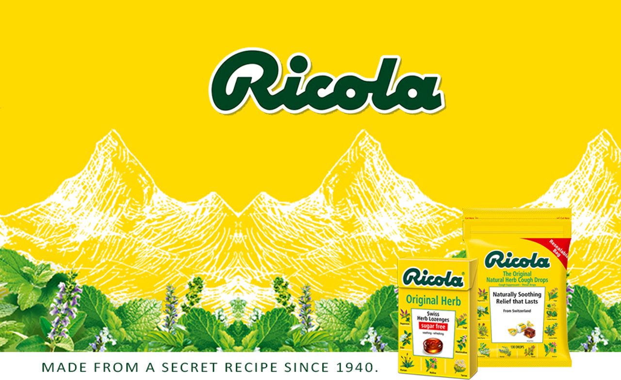 Ricola The Original Sugar Free Swiss Herbal Sweets 45g