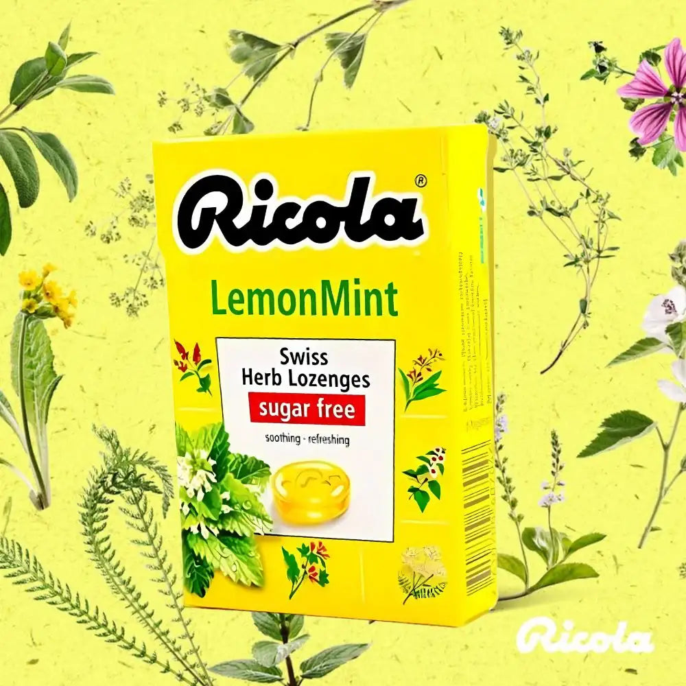 Ricola Sugar Free Lemon Mint with Vitamin C 45g