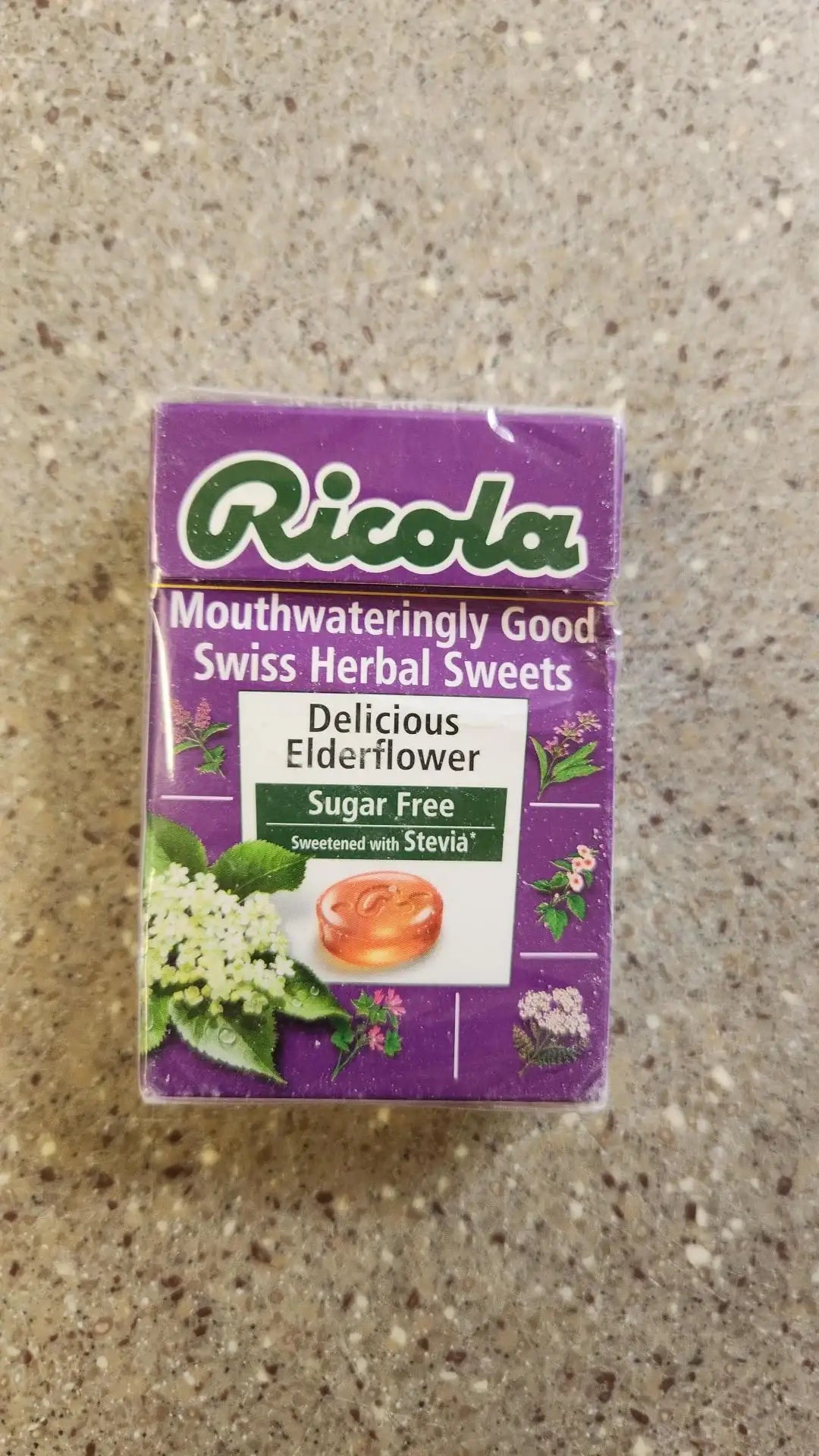 Ricola Sugar Free Elderflower Swiss Herbal Sweets 45g