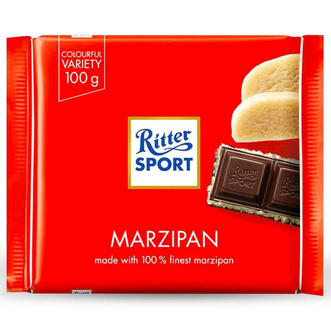 Ritter Sport Marzipan Dark Chocolate 100g - British Food Supplies