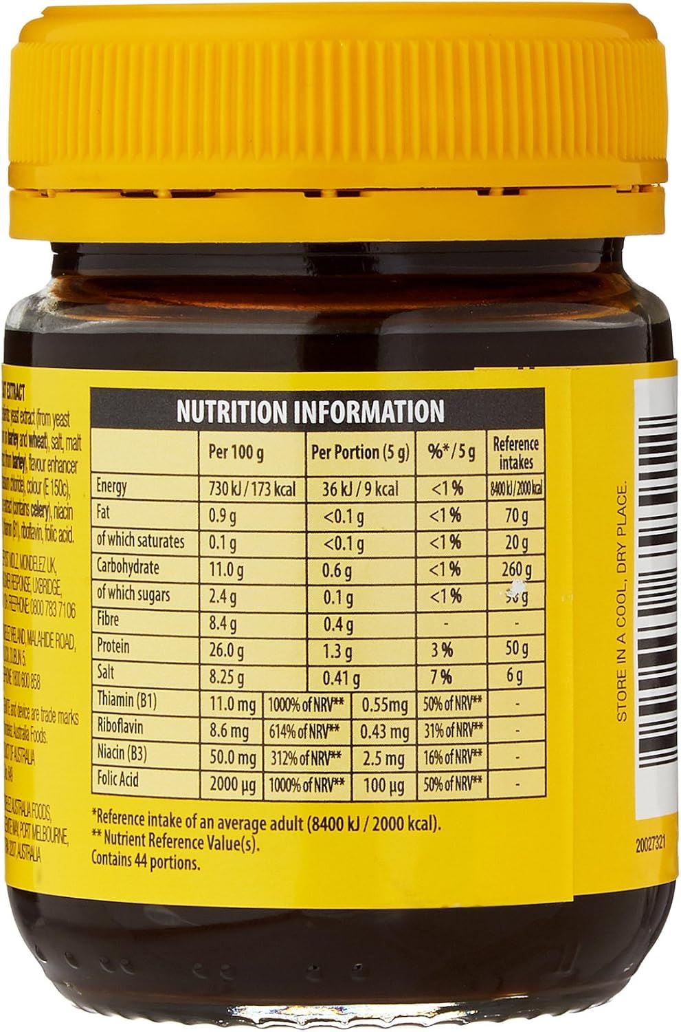 Kraft Vegemite Yeast Extract 220g