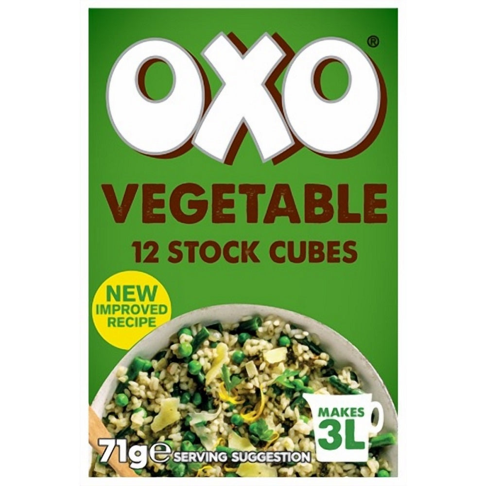 OXO 12 Vegetable Stock Cubes 71g product image