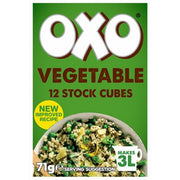 OXO 12 Vegetable Stock Cubes 71g product image