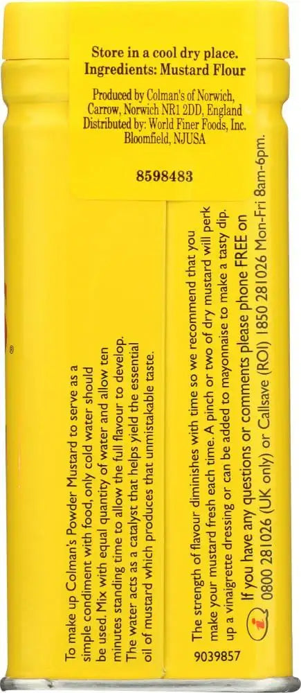 Colmans Mustard Powder Tin 454g
