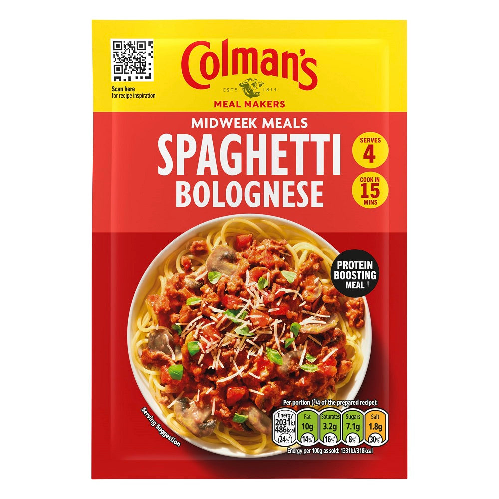 Colman's Midweek Meals Spaghetti Bolognese Recipe Mix 44 g product image
