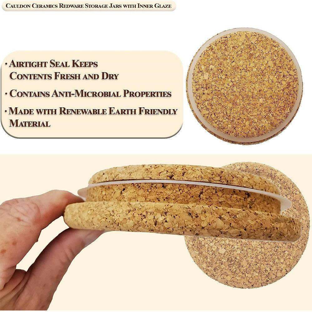 Cauldon Redware Small Tea Storage Jar in Terracotta Inner Glazed - British Food Supplies