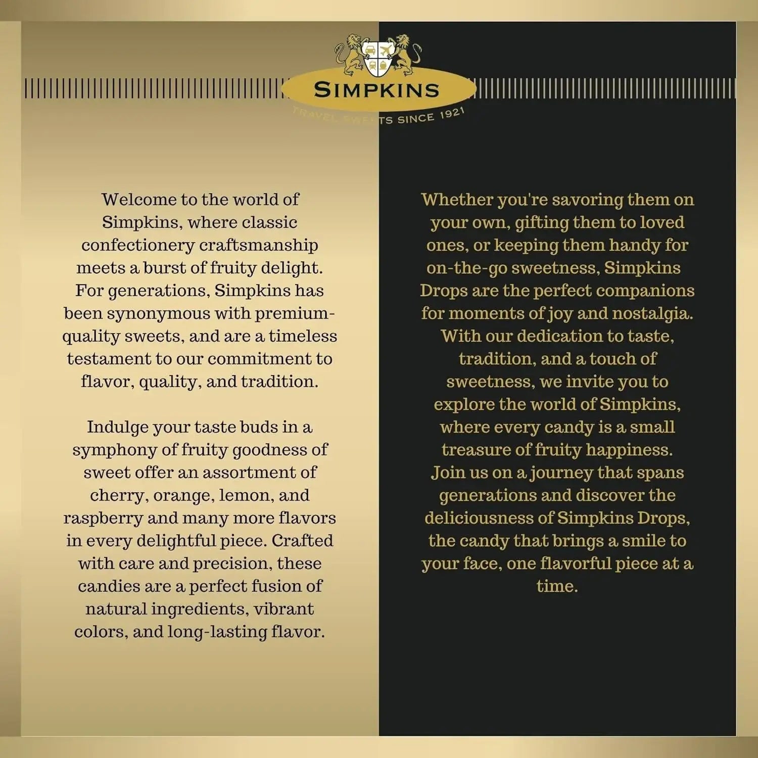 Simpkins Travel Sweet, Orange Lemon & Grapefruit Drops, 200g