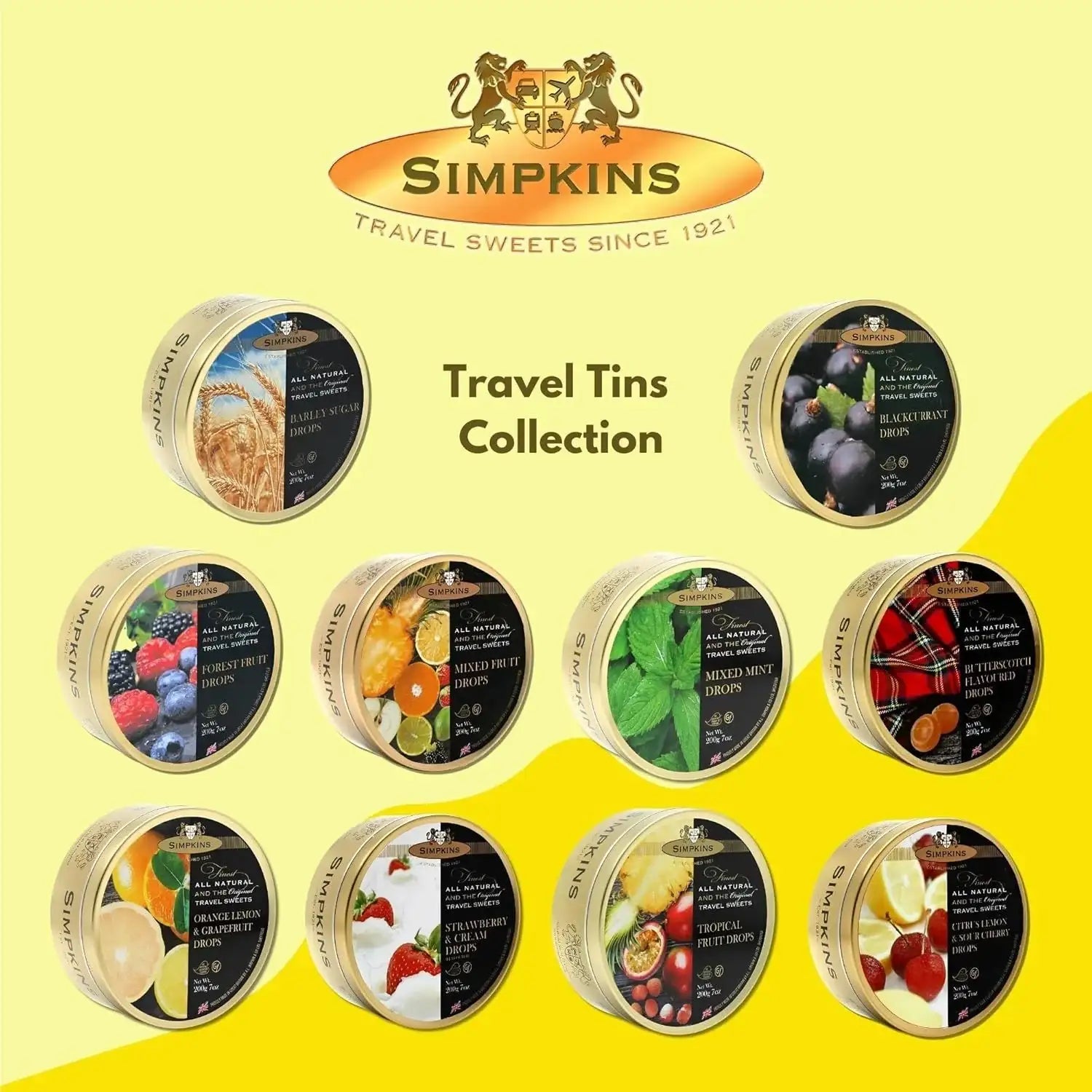 Simpkins Black Currant Candy Drops 7 oz