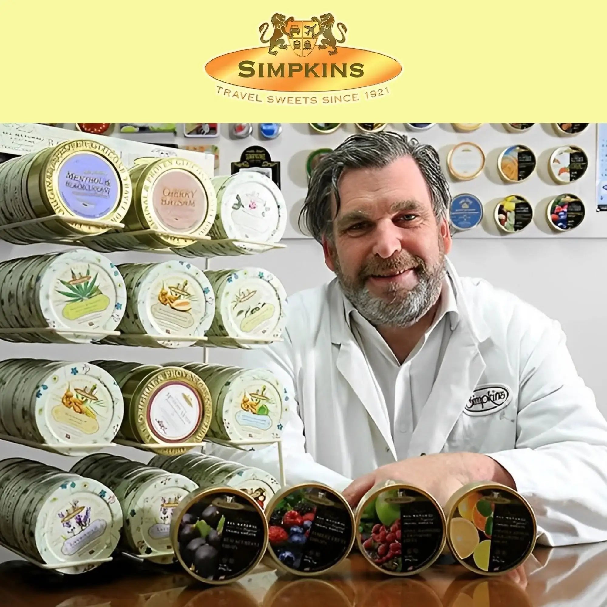 Simpkins Butterscotch Flavoured Travel Sweets 200g