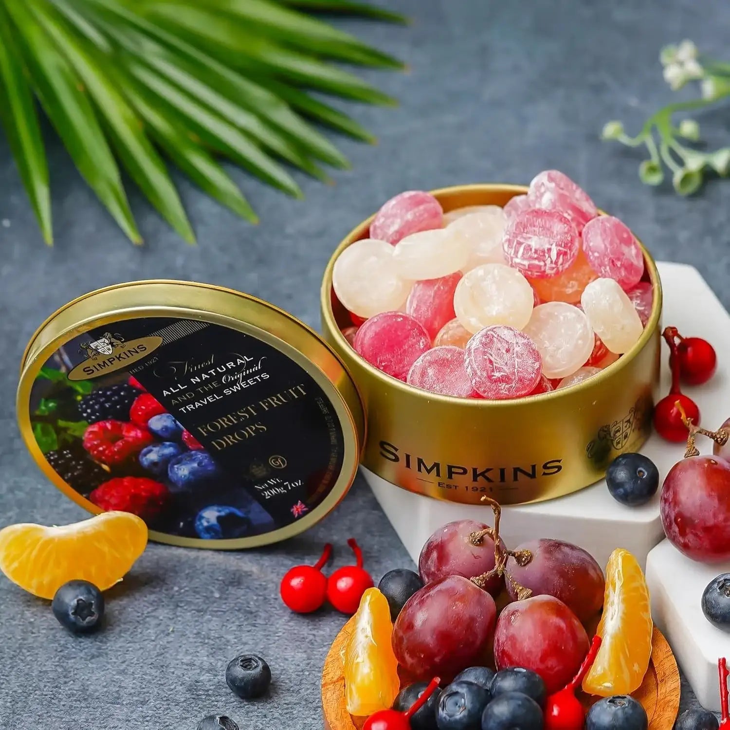 Simpkins Travel Sweets, Forest Fruit Drops, 200g