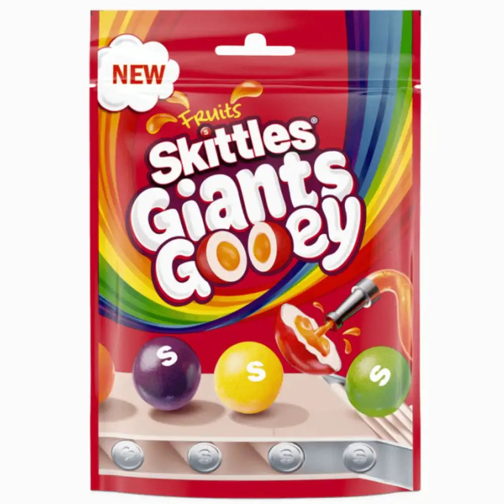 Skittles Giants Gooey Vegan Chewy Sweets Bag 109g