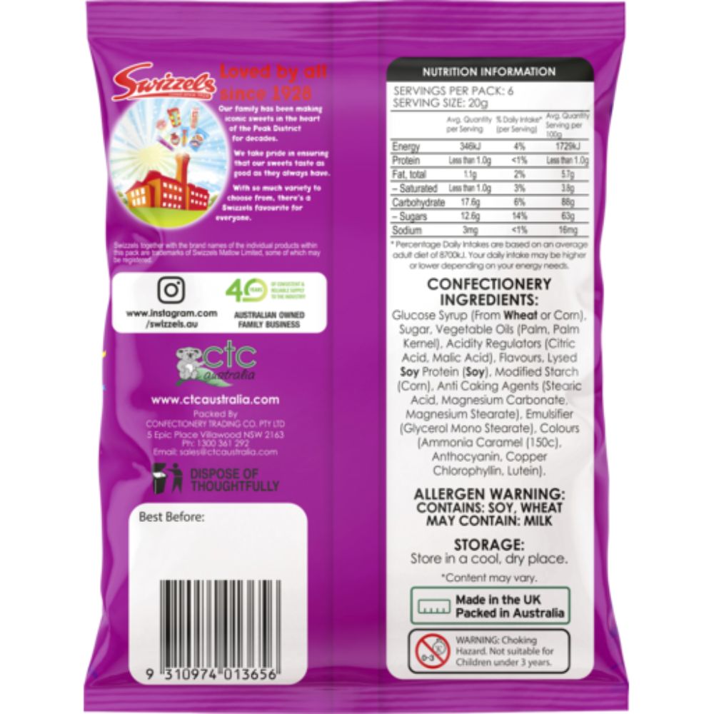 Swizzels Curious Chews Bag 135g