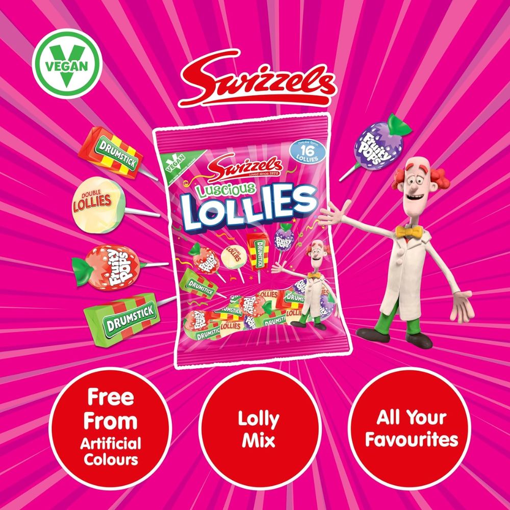 Swizzels Luscious Lollies 134g