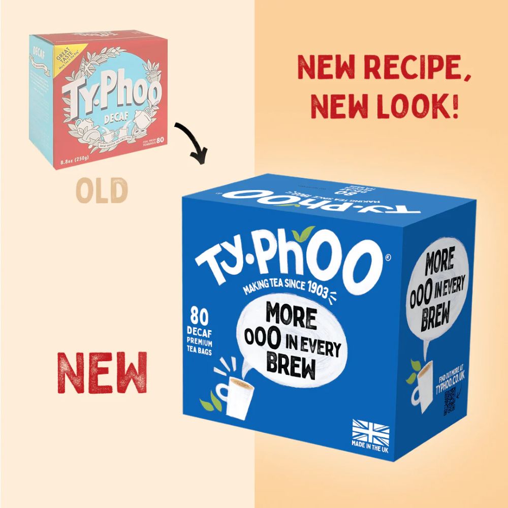 Typhoo Decaf (More In Every Brew) 80 Premium Teabags