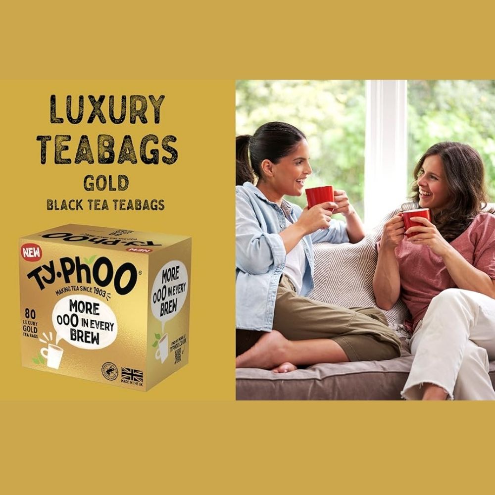 Typhoo Gold (More In Every Brew) 80 Luxury Tea Bags