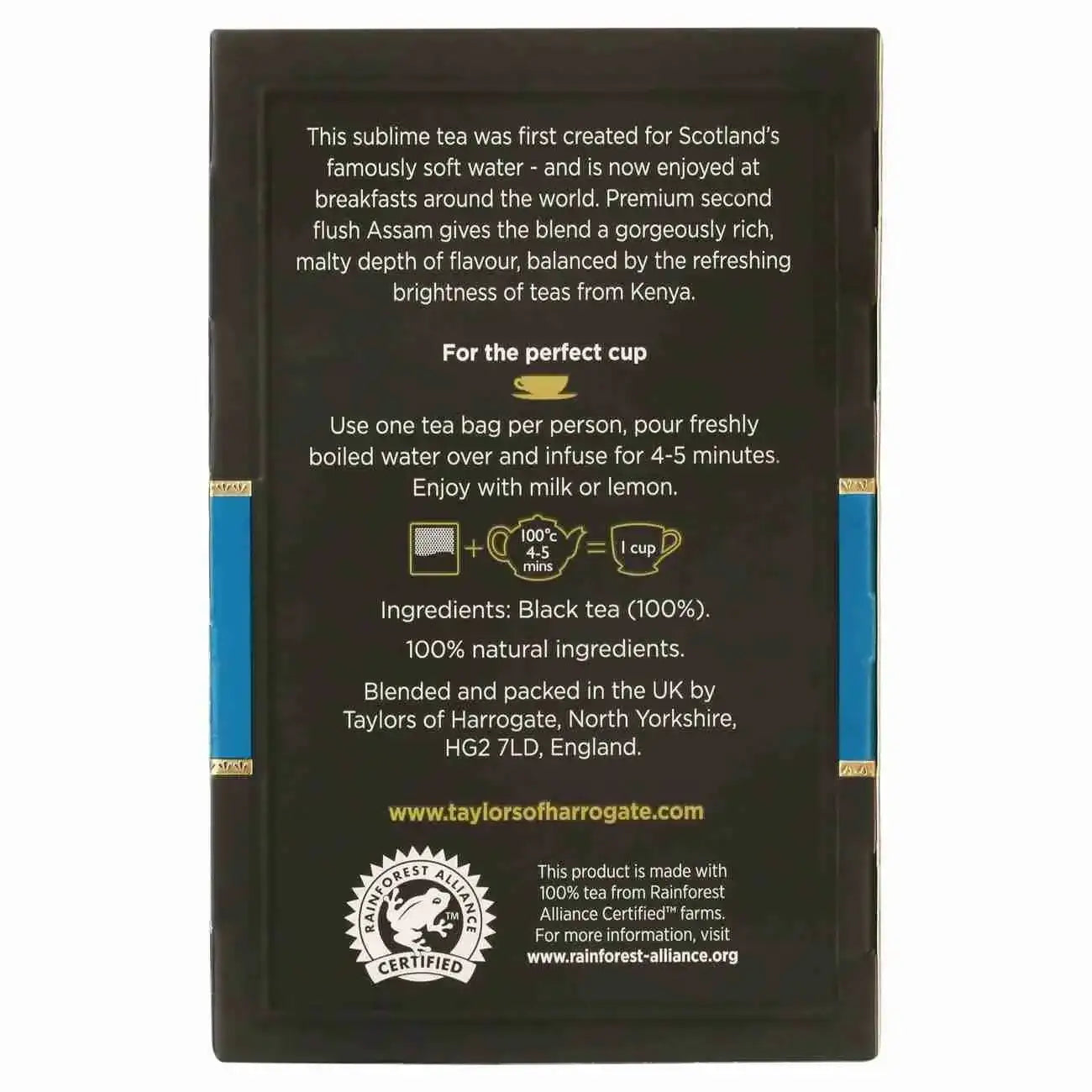 Taylors of Harrogate Scottish Breakfast Loose Leaf Tea 4.4oz Box