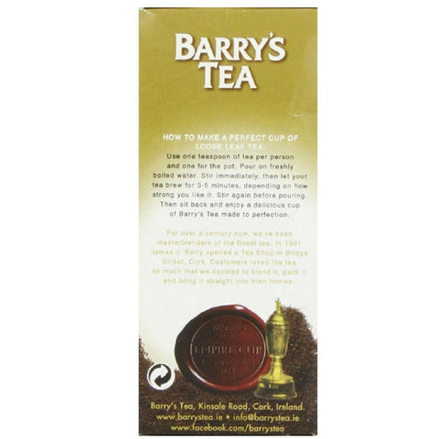 Barry's Loose Leaf Tea, Gold Blend, 250g - British Food Supplies
