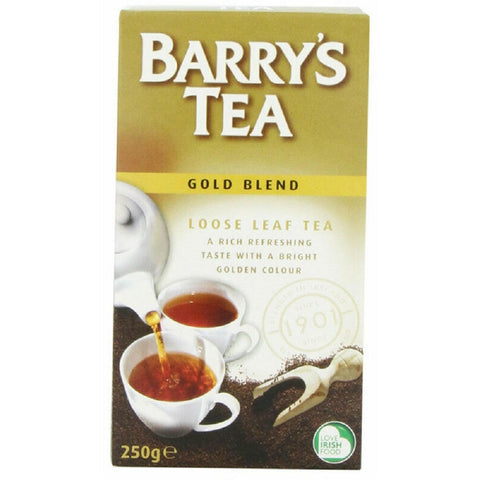 Barry's Loose Leaf Tea, Gold Blend, 250g - British Food Supplies