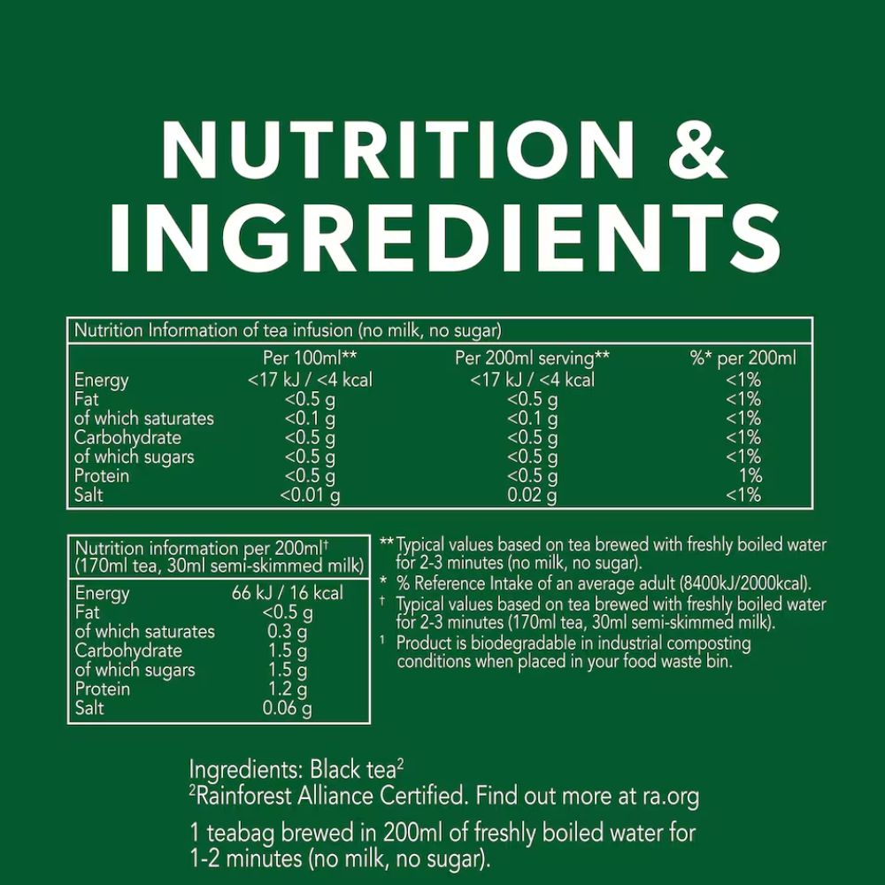 Lyons Original Irish Tea 80 Bags 232g