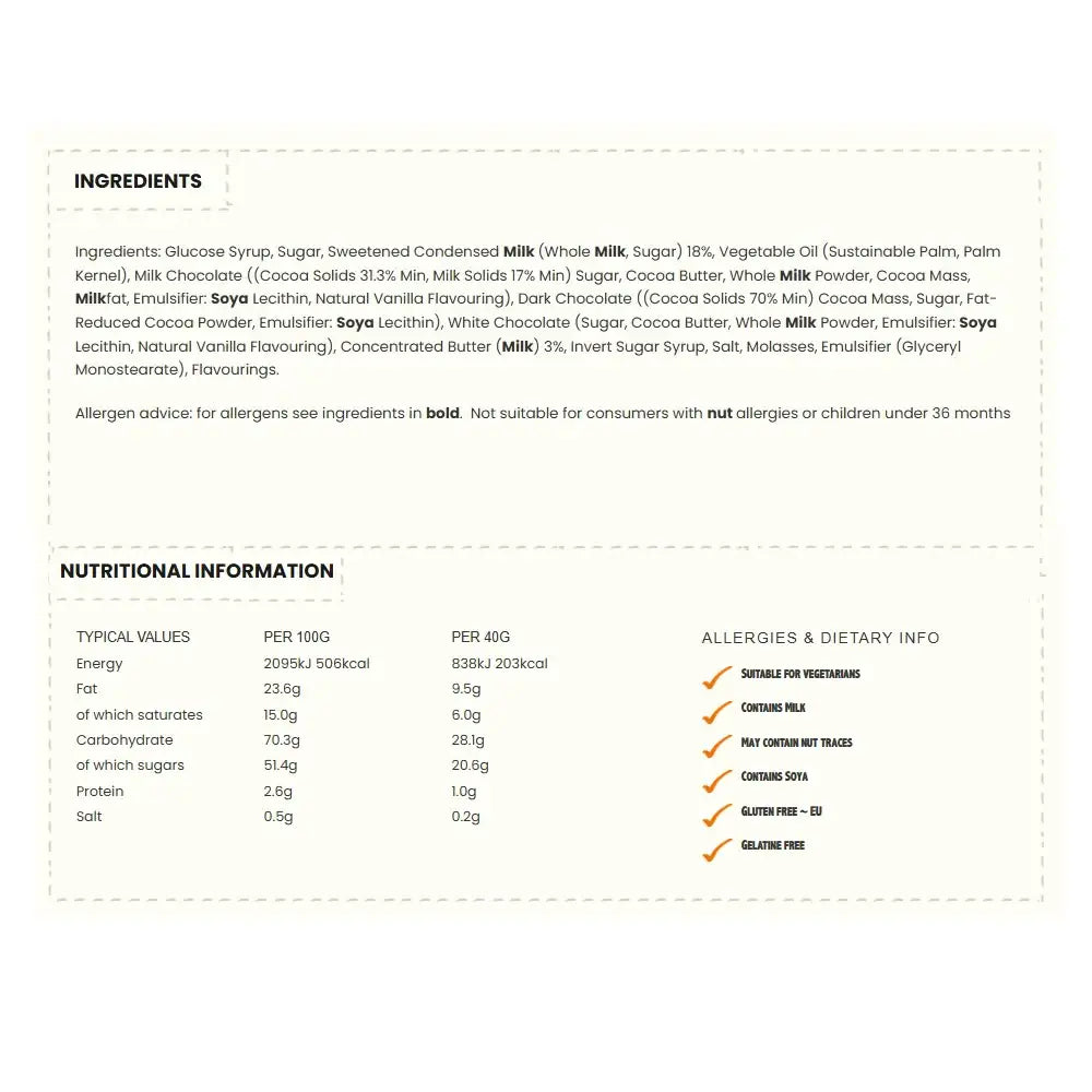 Walkers Nonsuch Assorted Toffees and Chocolate Eclairs 150g