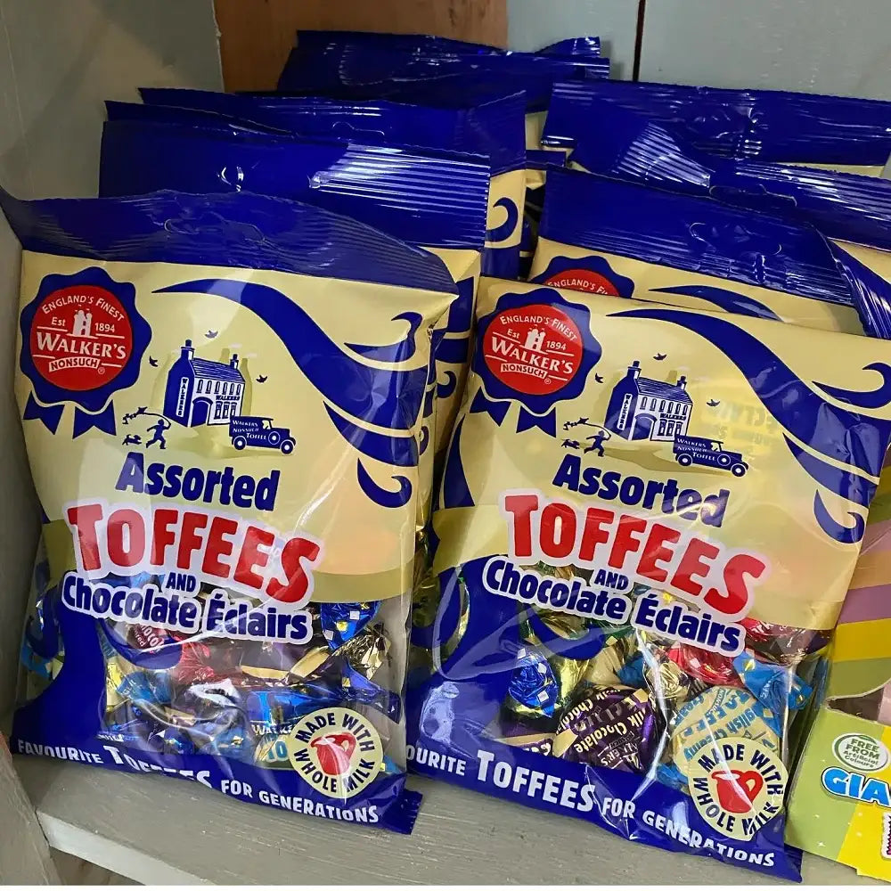 Walkers Nonsuch Assorted Toffees and Chocolate Eclairs 150g