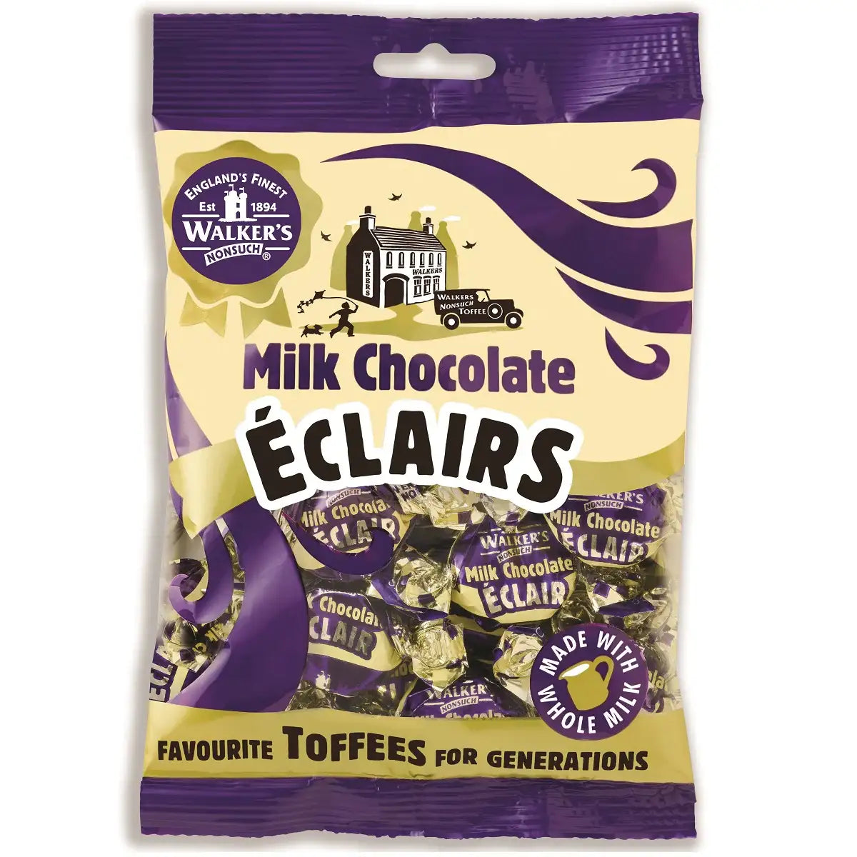 Walkers Nonsuch Milk Chocolate Eclair 150g