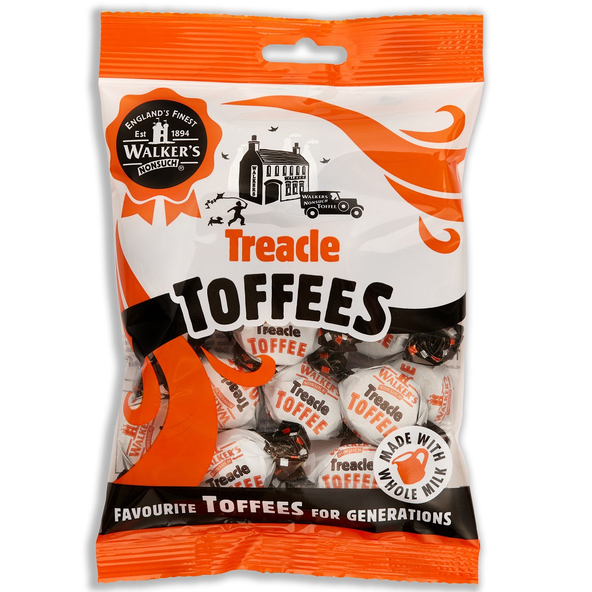 Walkers Nonsuch Treacle Toffees 150g product image