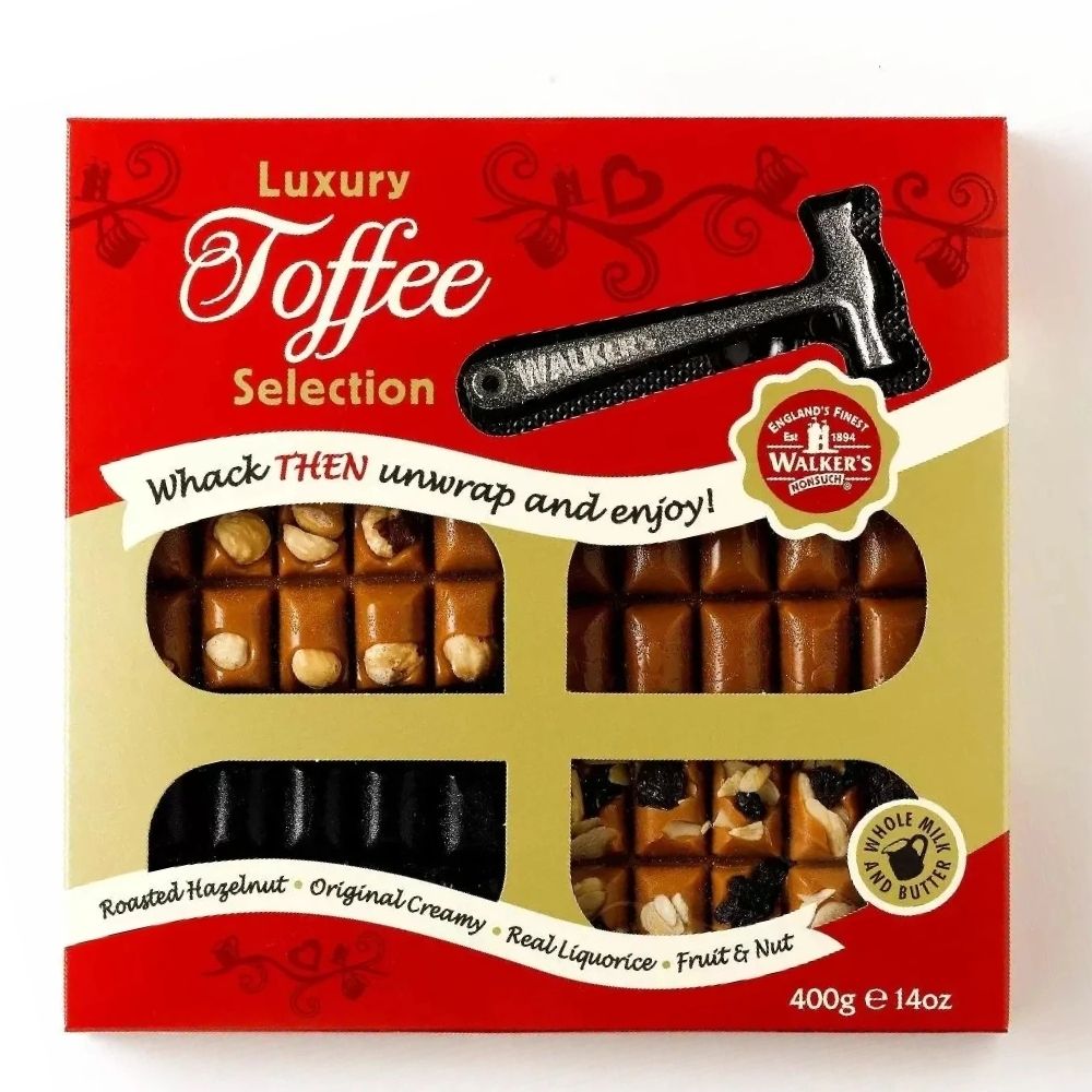 Walkers Nonsuch Luxury Toffee Selection Box Hammer 400g