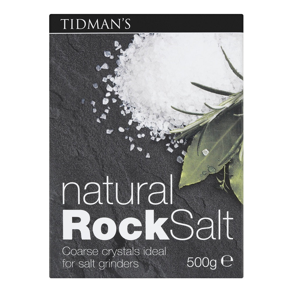 Tidman's Natural Rock Salt 500g