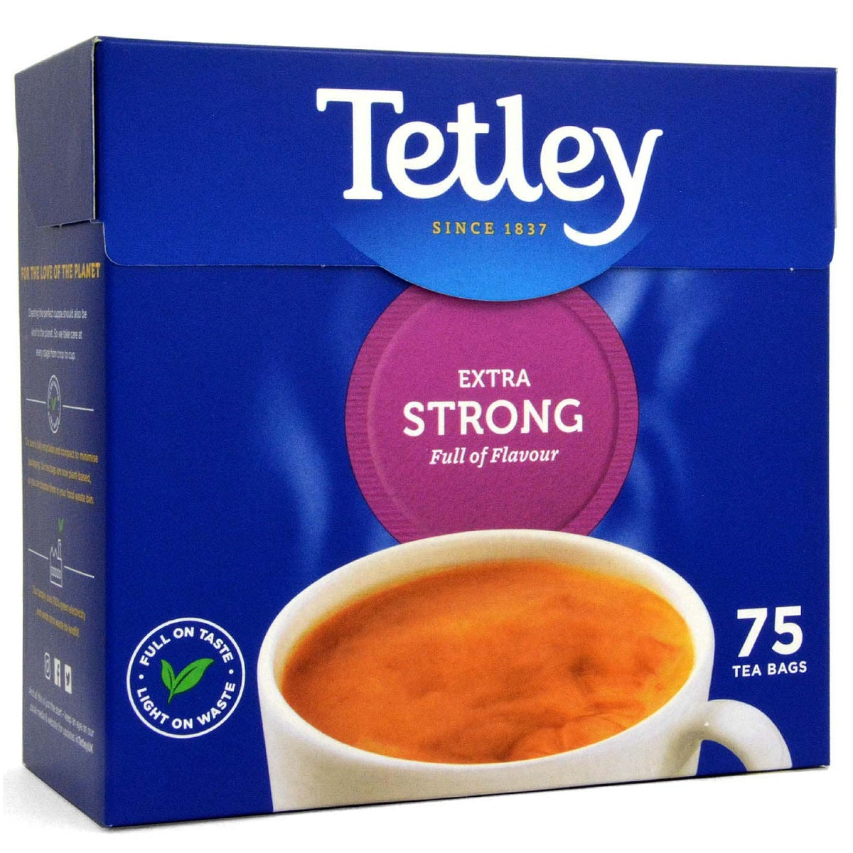 Tetley Extra Strong Tea Bags 75 Count product image