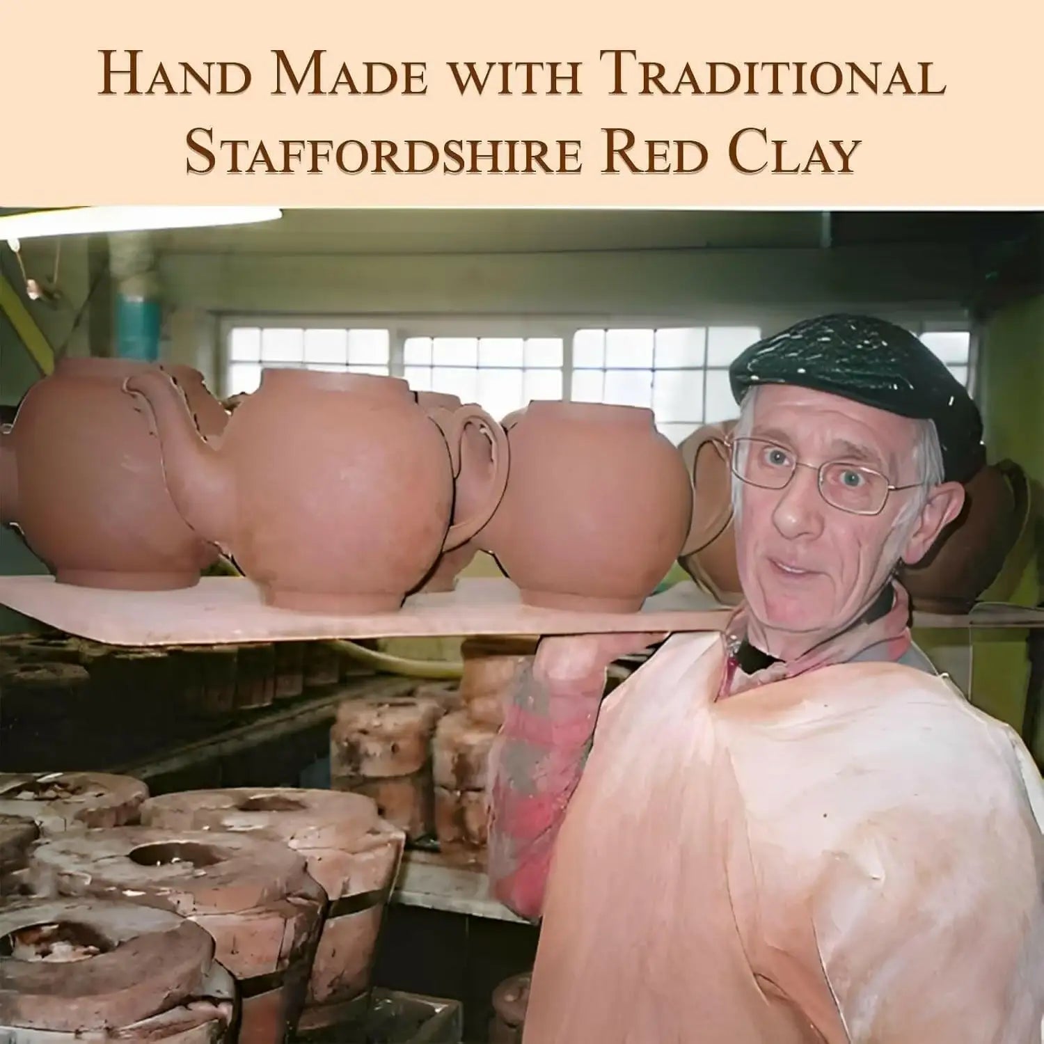 Cauldon Ceramics Brown Betty Teapot, 6-Cup - British Food Supplies