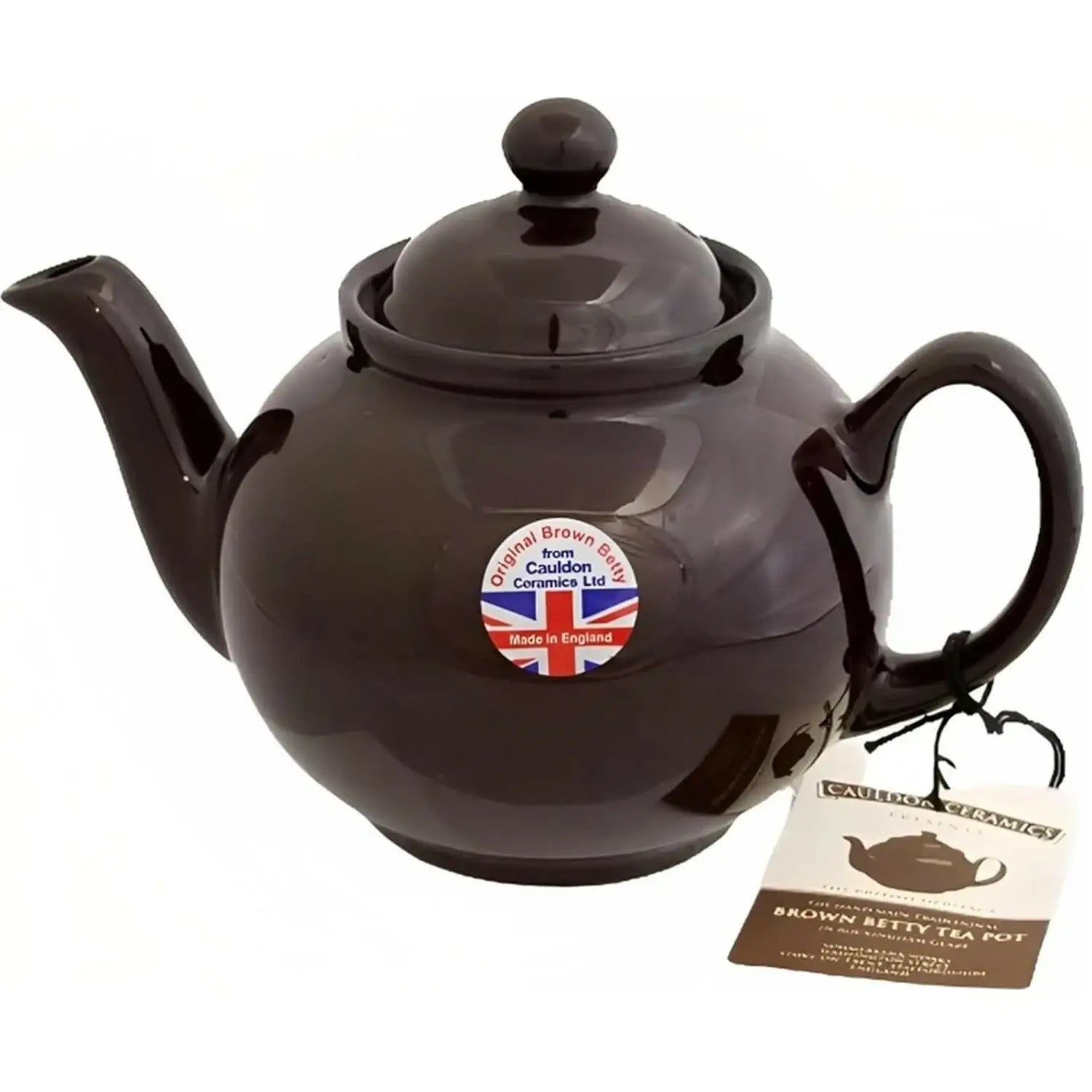 Cauldon Ceramics Brown Betty Teapot, 6-Cup - British Food Supplies